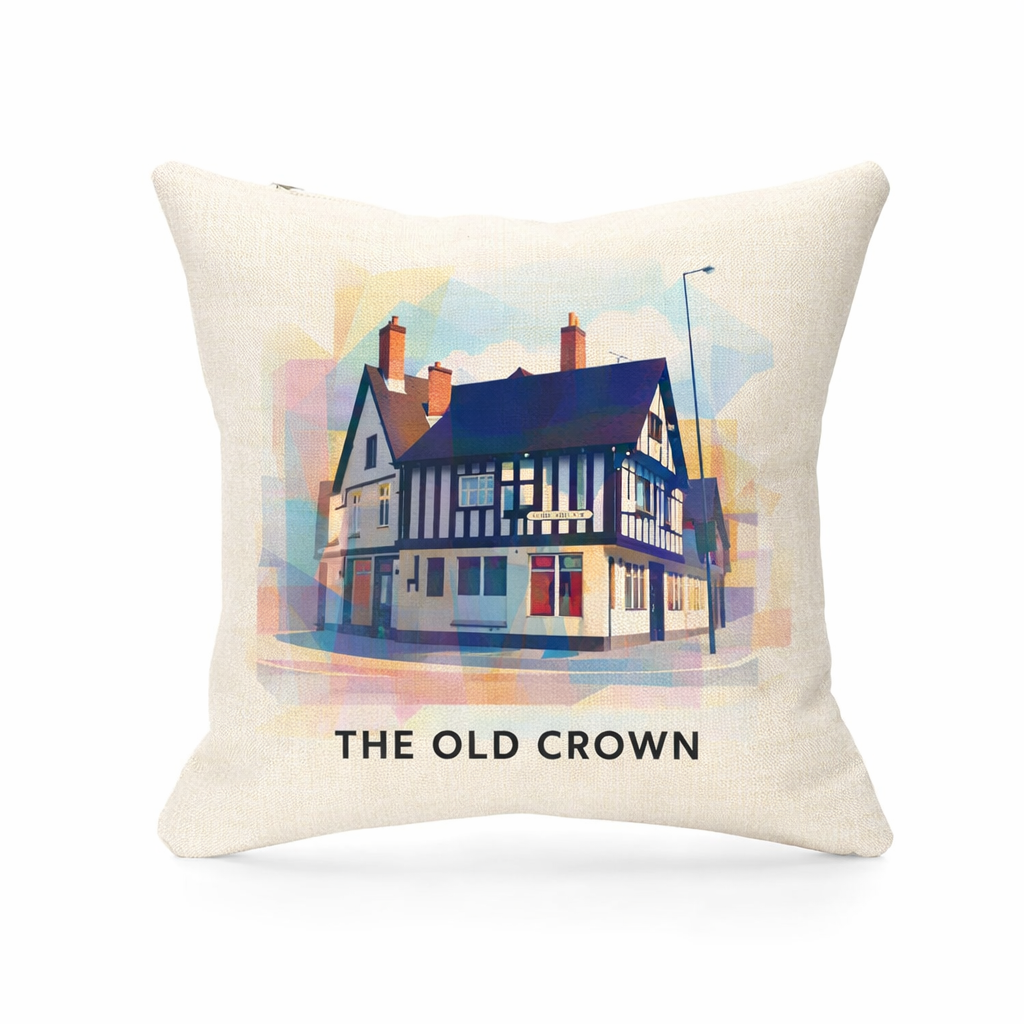 Digbeth - Cushion - Vibrant Geometry Design - The Old Crown Pub