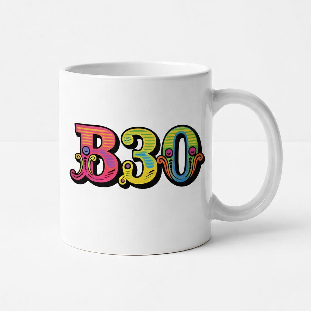 Kings Norton - Mug - Colour Burst Postcode Design