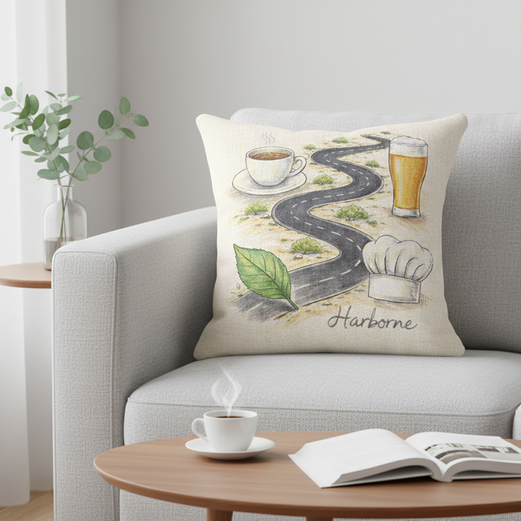 Harborne - Cushion - Whimsical Illustrations Design