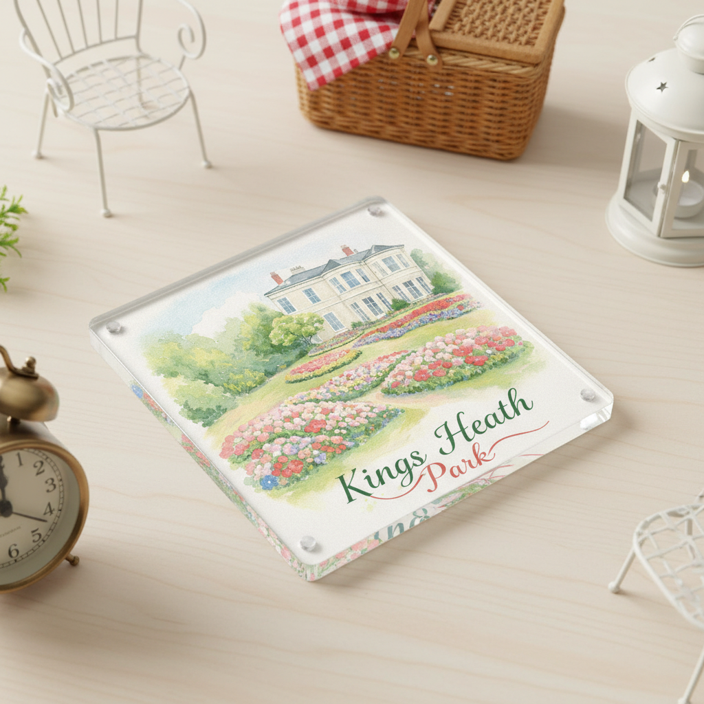 Kings Heath - Coaster - Soft Watercolours - Kings Heath Park