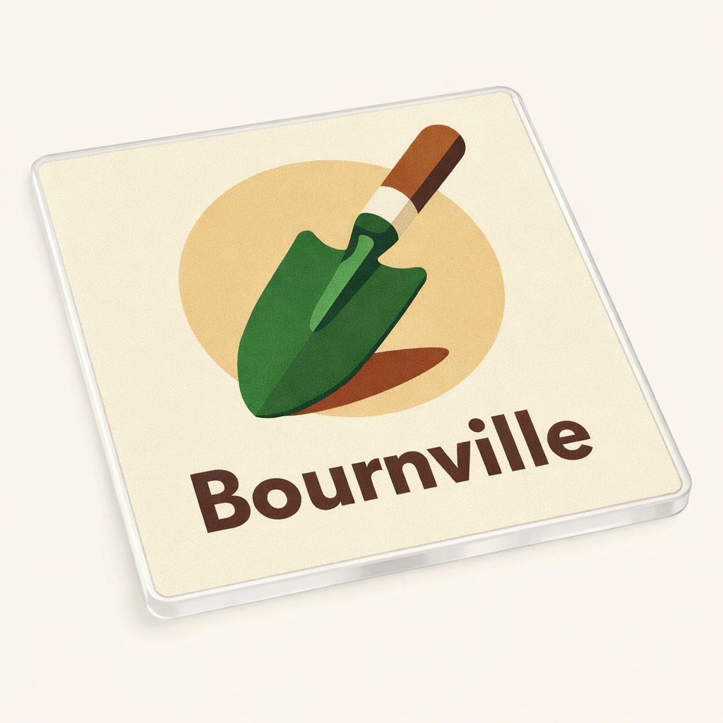 Bournville - Coaster - Mid-Century Retro - Garden Trowel
