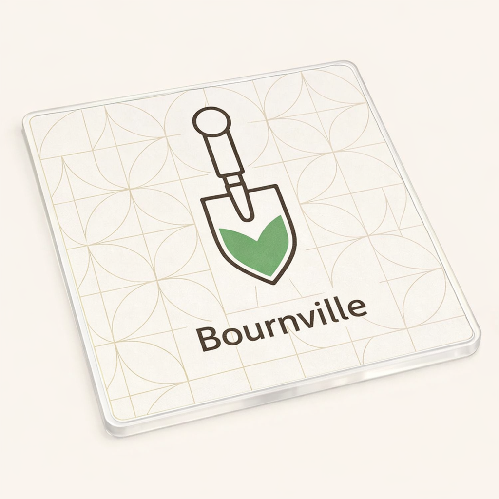 Bournville - Coaster - Geometric Lines - Garden Trowel