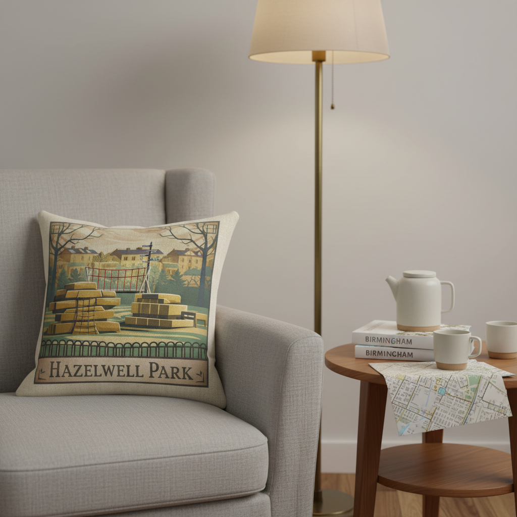Stirchley - Cushion - Vintage Vibes Design - Hazelwell Park