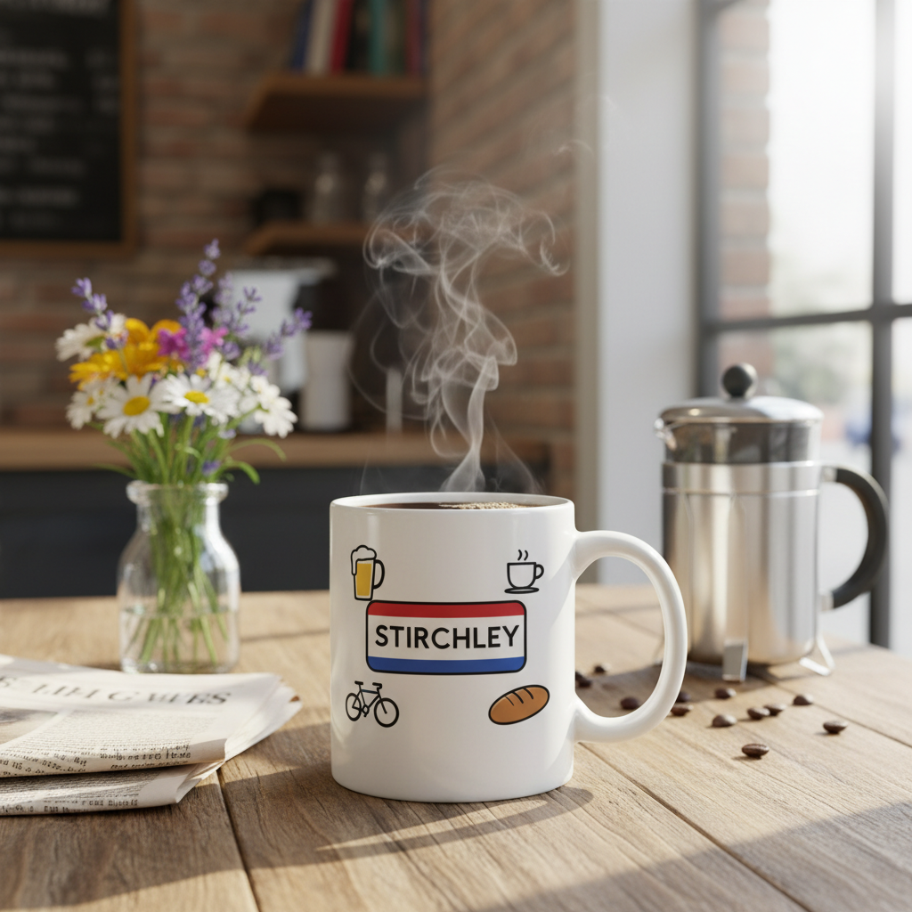 Stirchley - Mug - Local Symbols Design