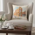 Harborne - Cushion - Stylised Painting Design - The Junction Pub