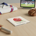 Edgbaston - Coaster - Soft Watercolours - Cricket Ball