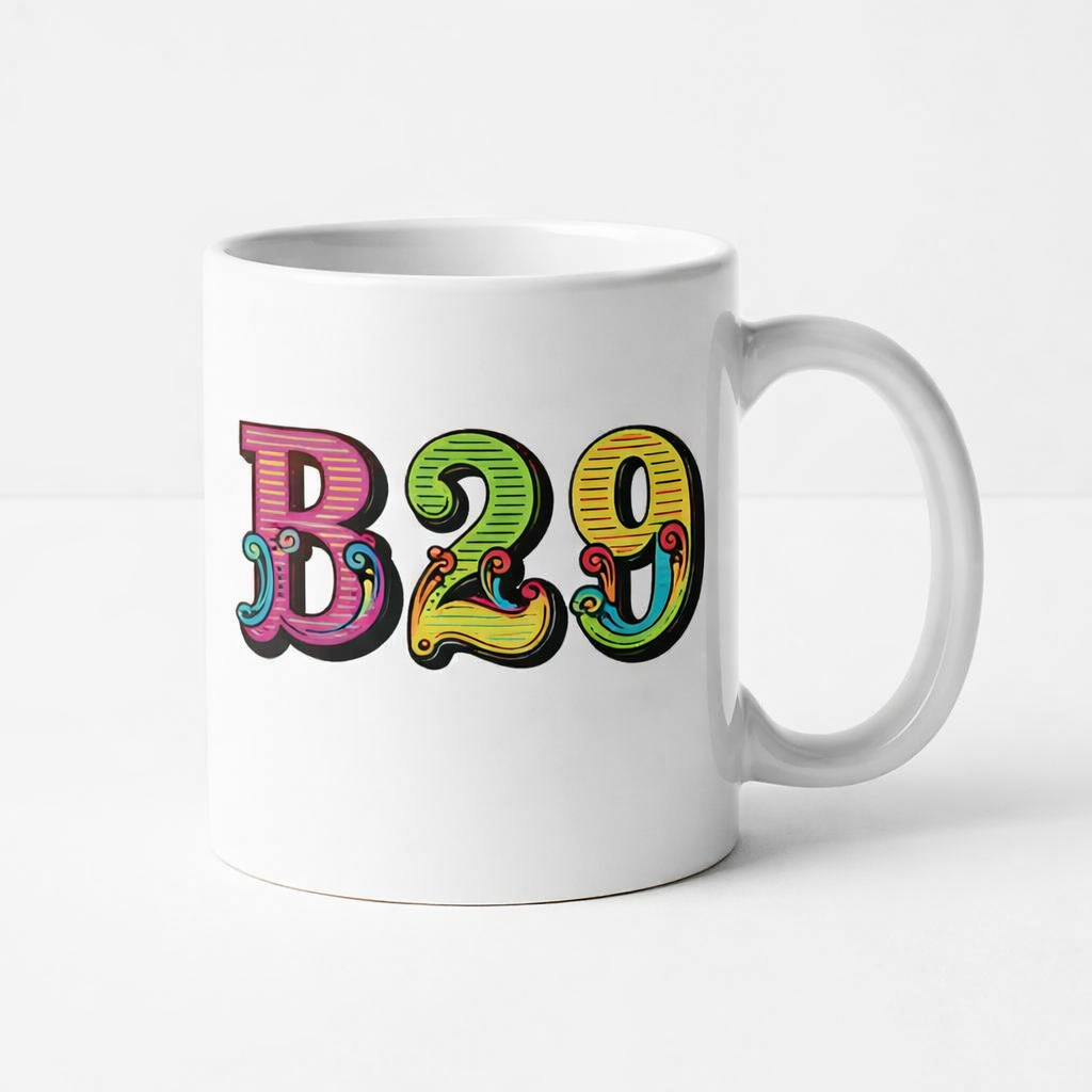 Weoley Castle - Mug - Colour Burst Postcode Design