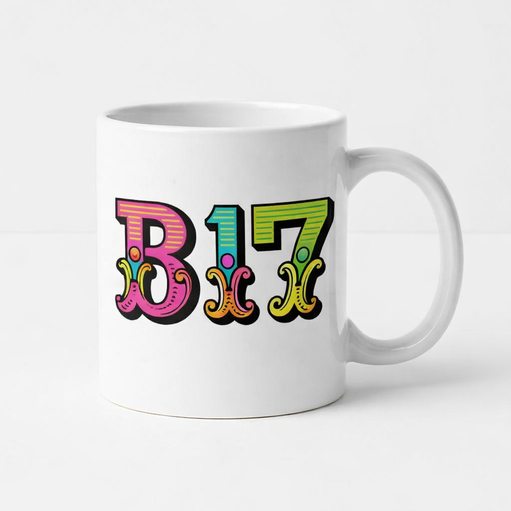 Harborne - Mug - Colour Burst Postcode Design