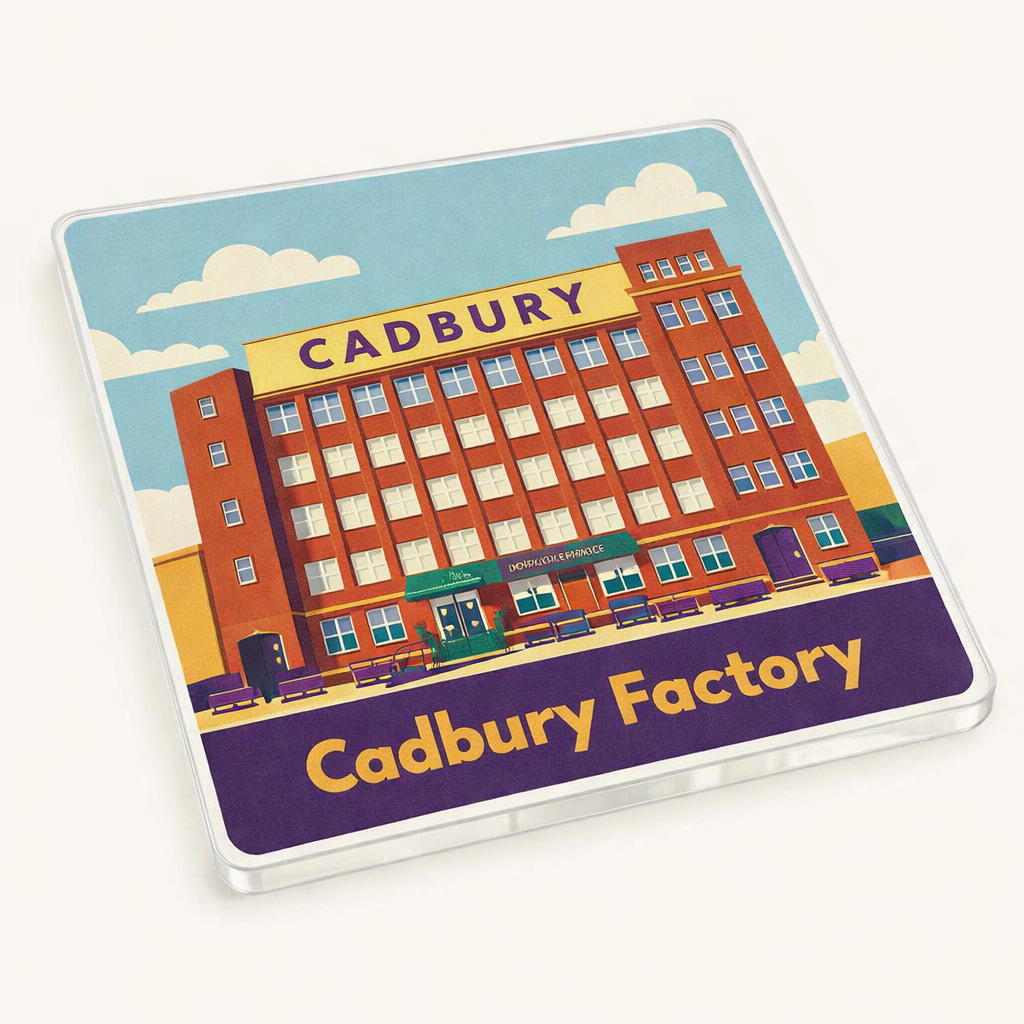 Bournville - Coaster - Mid-Century Retro - Cadbury Factory