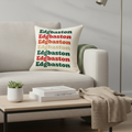 Edgbaston - Cushion - Retro Typography Design