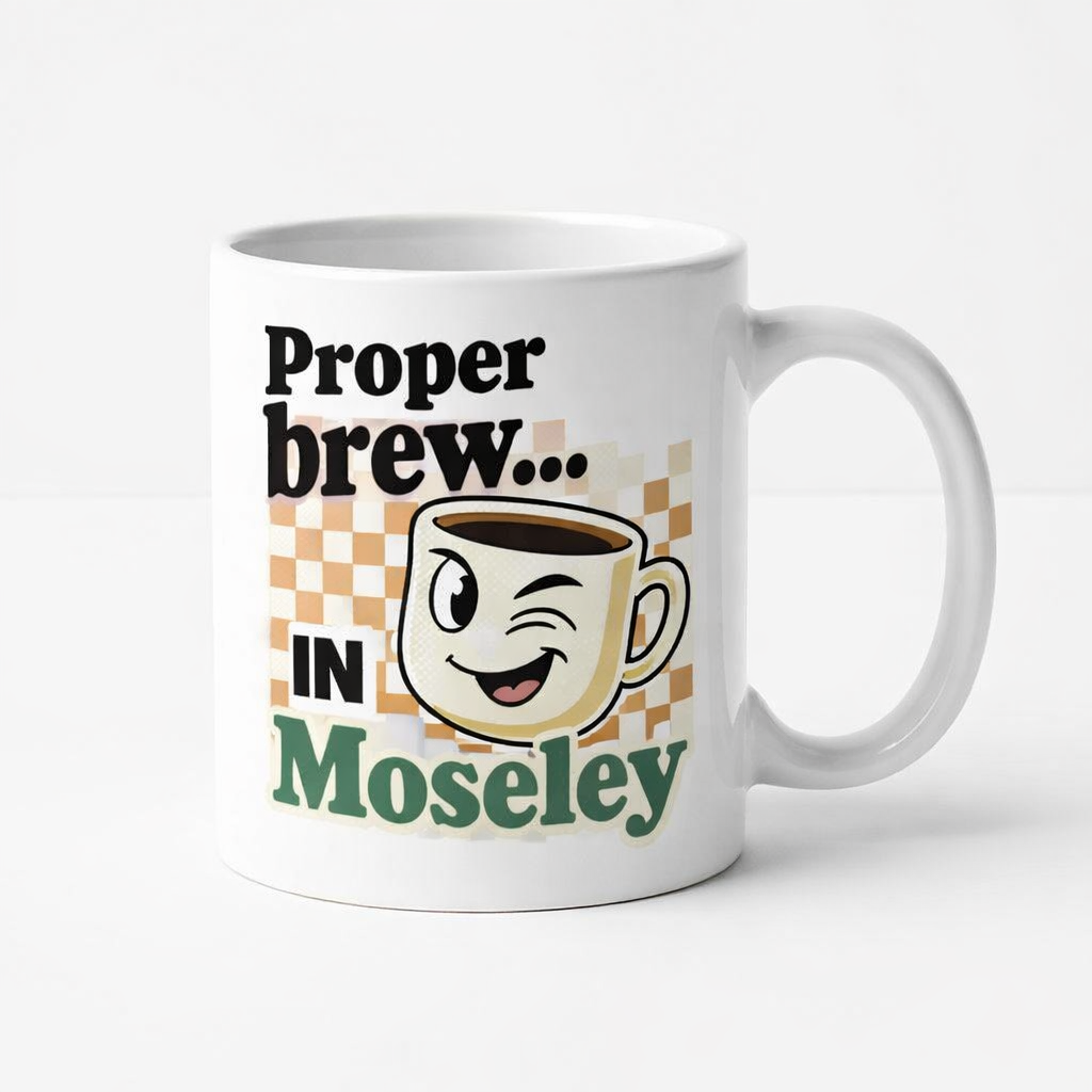 Moseley - Mug - Retro Cartoon Design