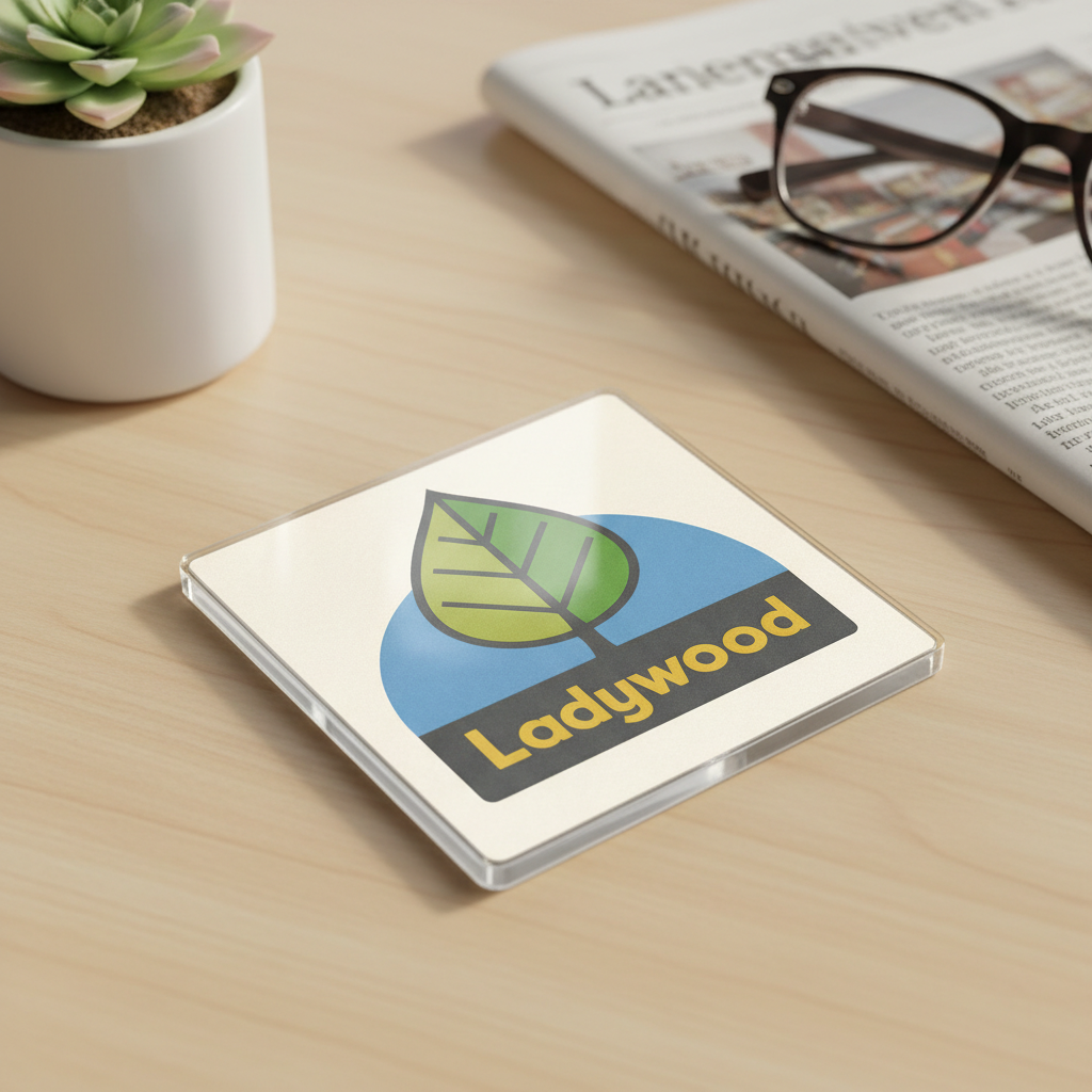 Ladywood - Coaster - Mid-Century Retro - Leaf