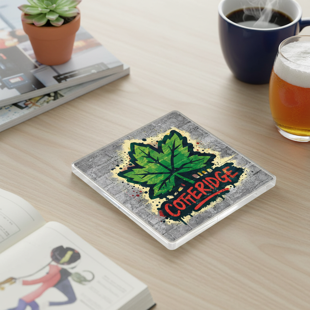 Cotteridge - Coaster - Urban Street Art - Leaf