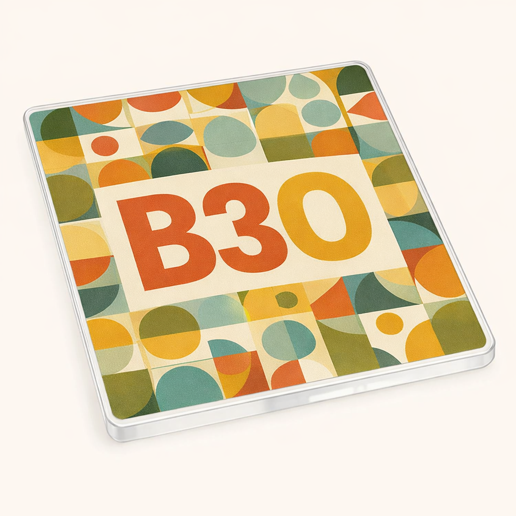 Stirchley - Coaster - Mid-Century Retro - Postcode