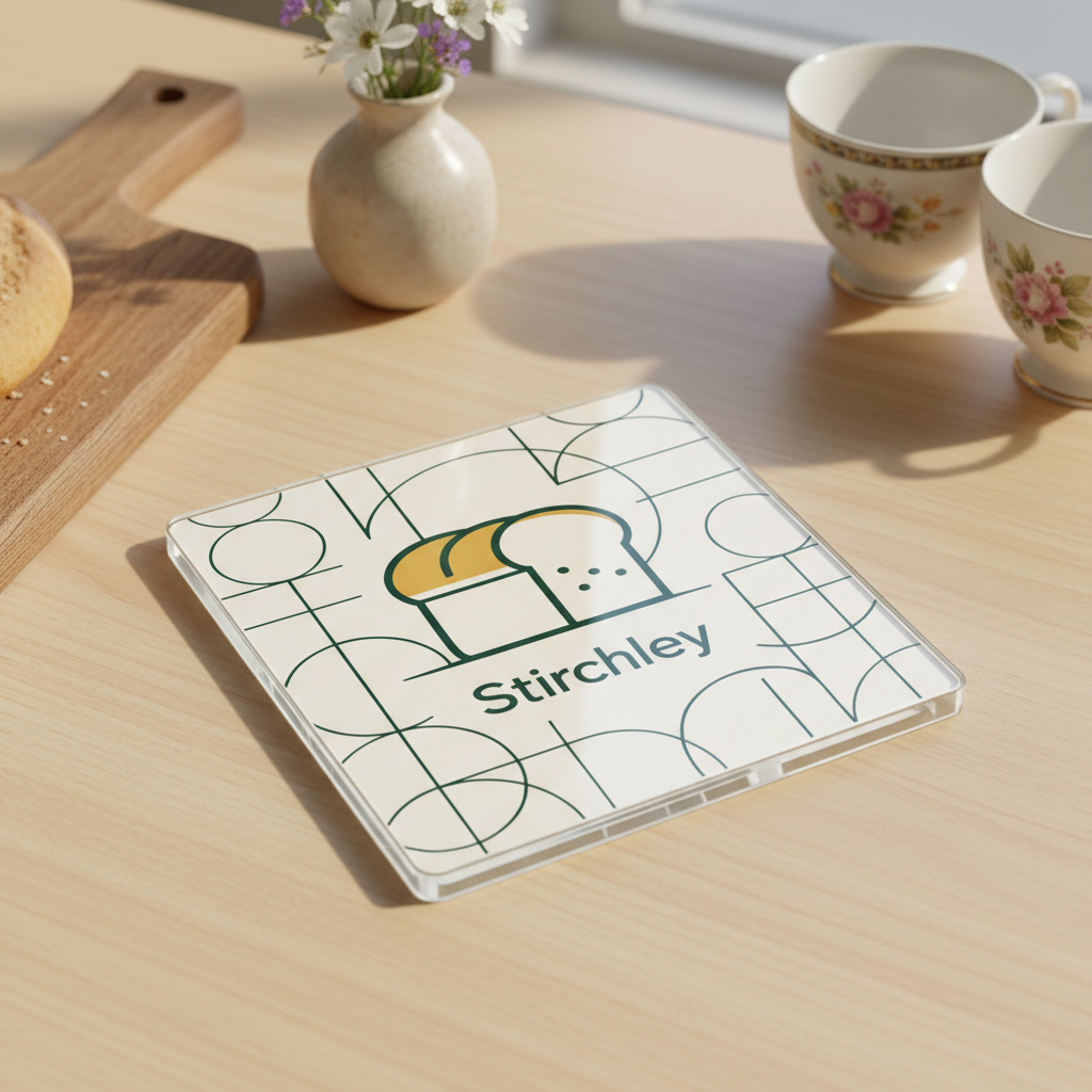 Stirchley - Coaster - Geometric Lines - Loaf of Bread