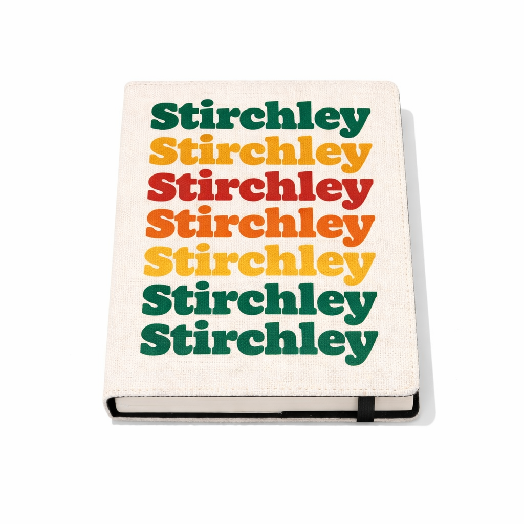 Stirchley - Notepad - Retro Typography Design