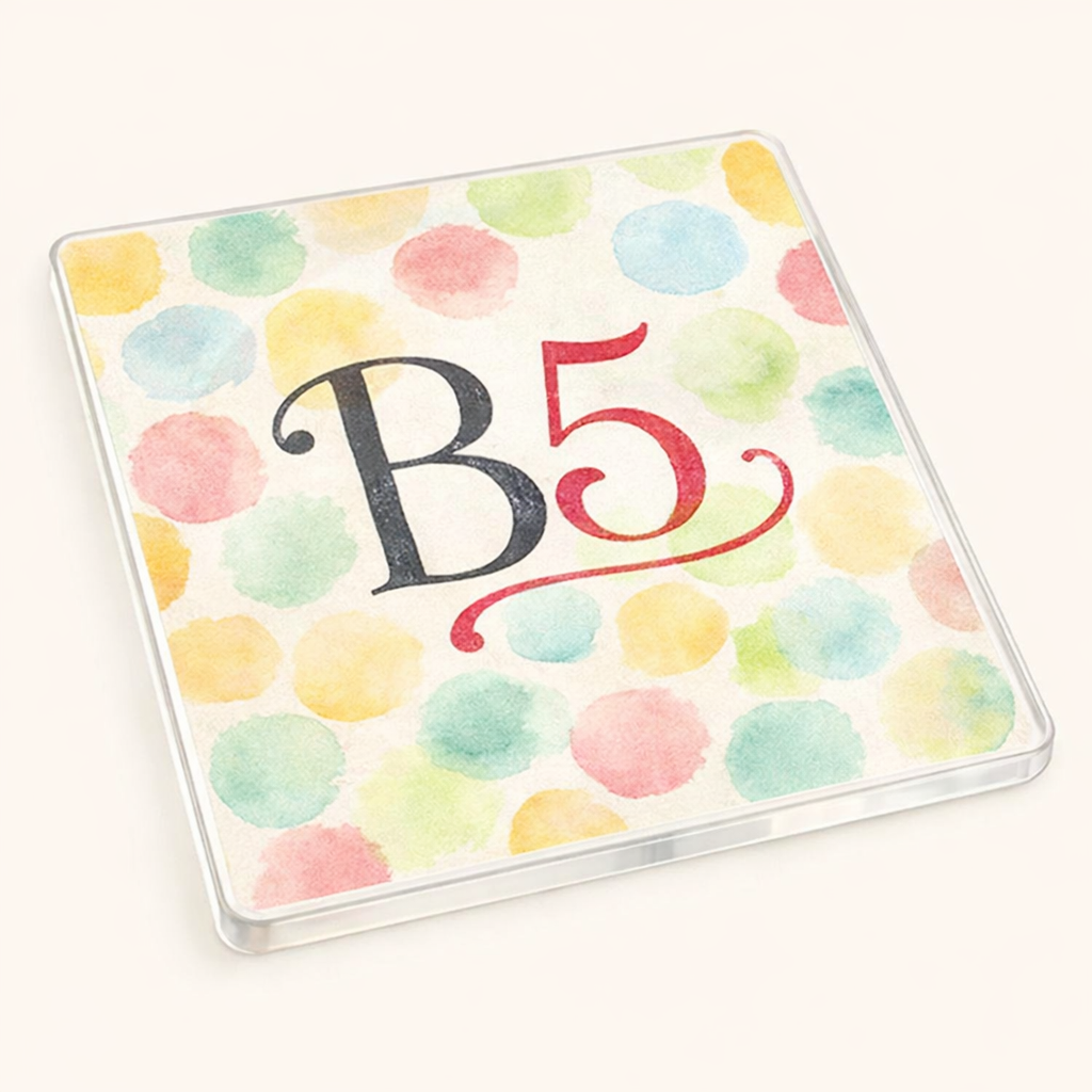Digbeth - Coaster - Soft Watercolours - Postcode