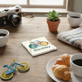 Stirchley - Coaster - Mid-Century Retro - Bicycle