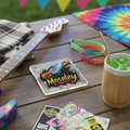 Moseley - Coaster - Urban Street Art - Guitar