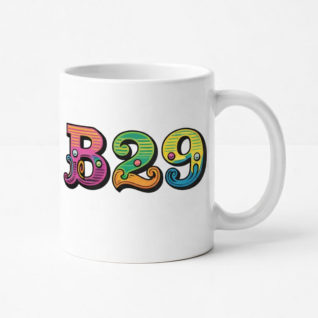 Selly Oak - Mug - Colour Burst Postcode Design