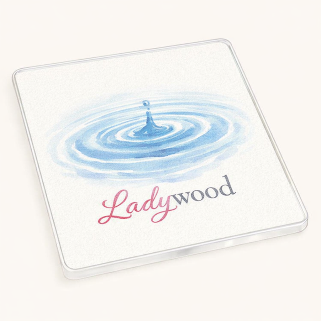 Ladywood - Coaster - Soft Watercolours - Water Ripple