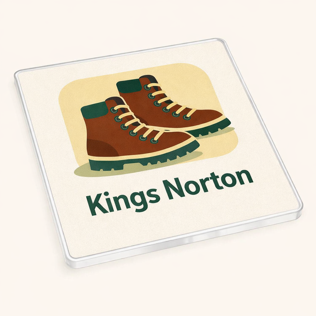 Kings Norton - Coaster - Mid-Century Retro - Hiking Boots
