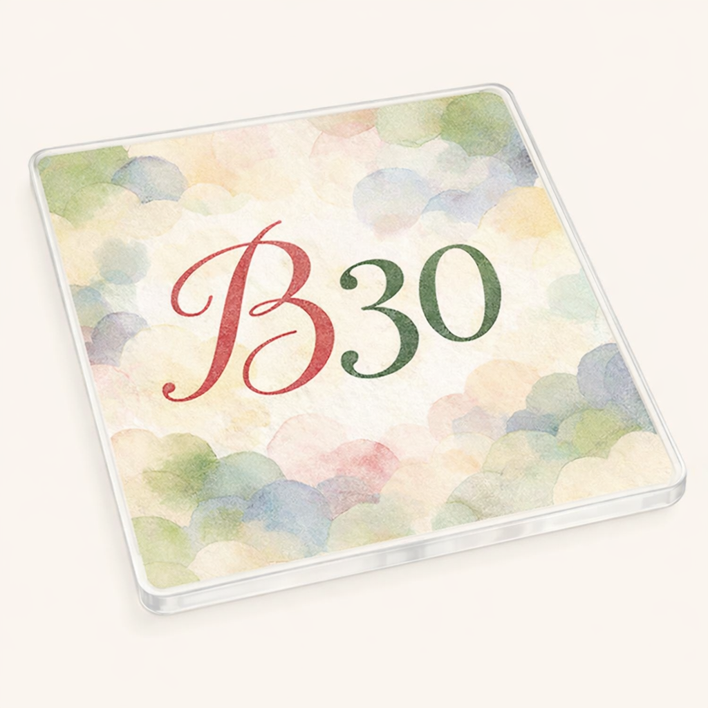 Cotteridge - Coaster - Soft Watercolours - Postcode