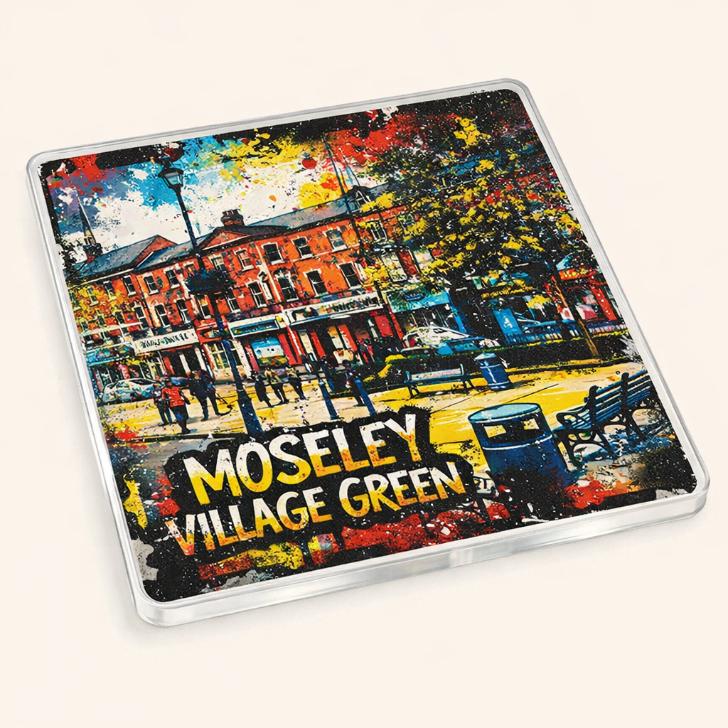 Moseley - Coaster - Urban Street Art - Moseley Village Green