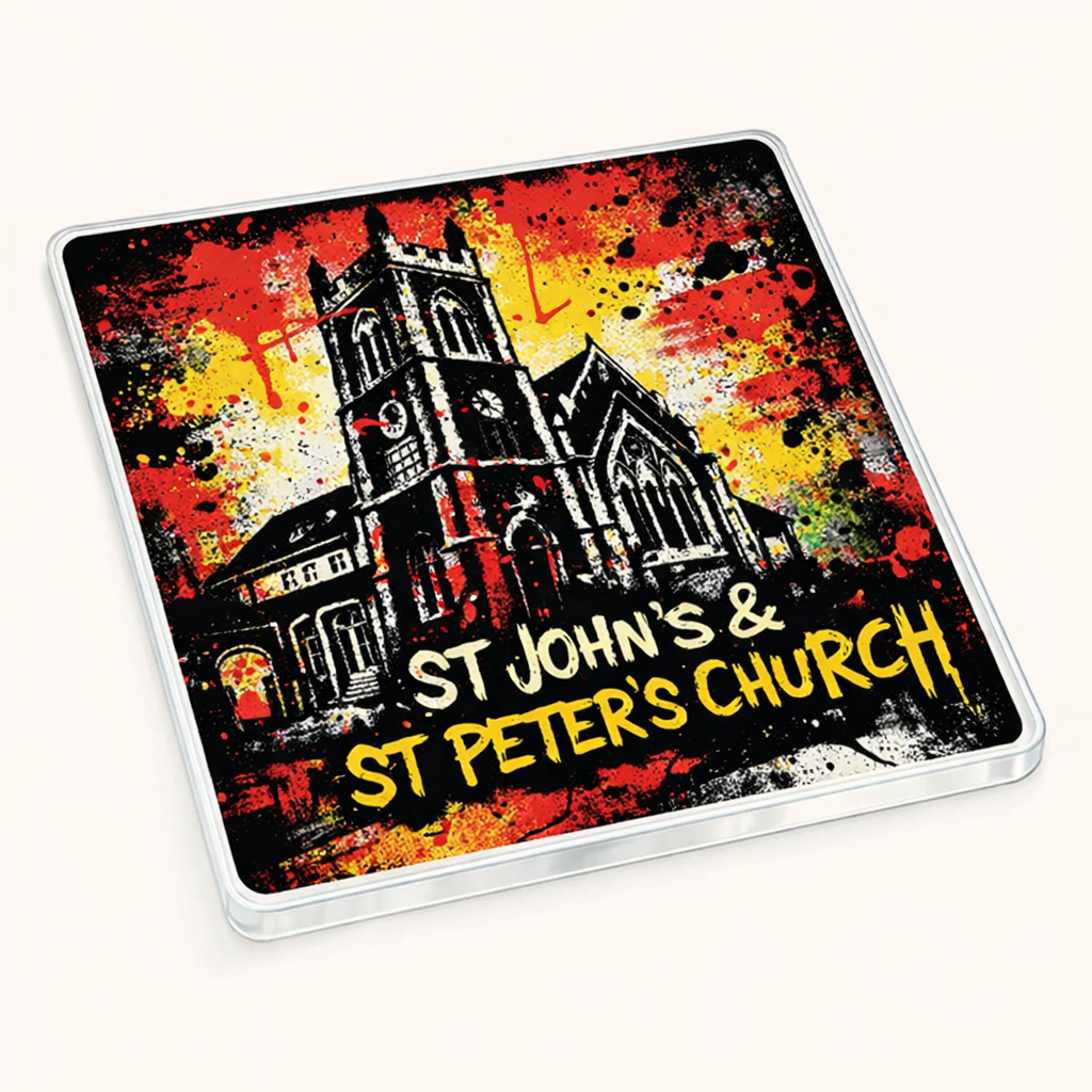 Ladywood - Coaster - Urban Street Art - St John's & St Peter's Church