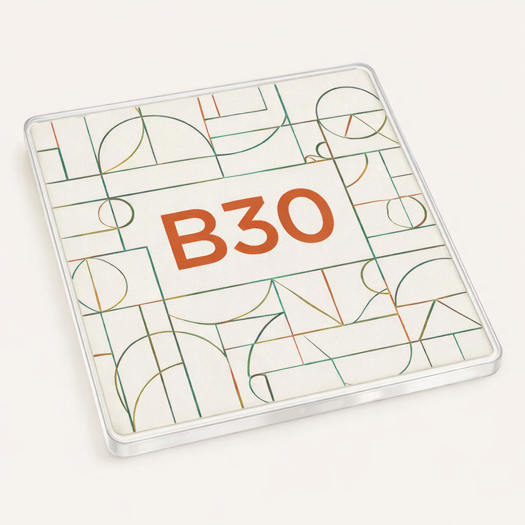 Stirchley - Coaster - Geometric Lines - Postcode