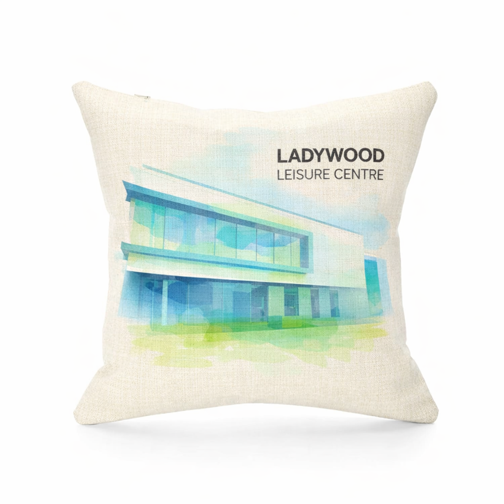 Ladywood - Cushion - Vibrant Geometry Design - Ladywood Leisure Centre