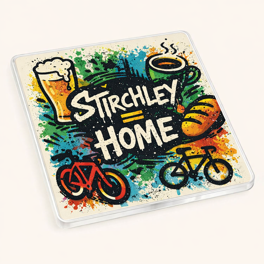 Stirchley - Coaster - Urban Street Art - Local Icons
