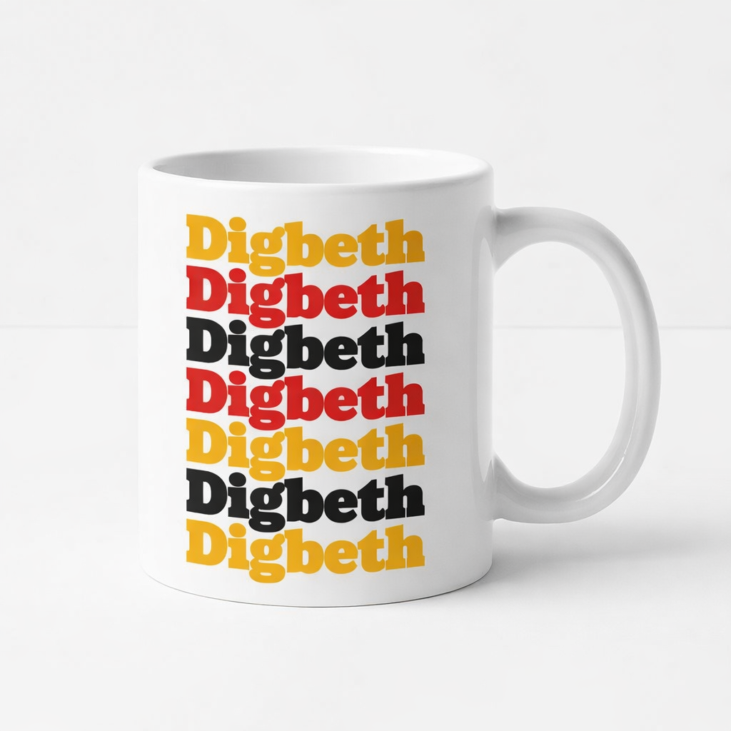 Digbeth - Mug - Retro Typography Design