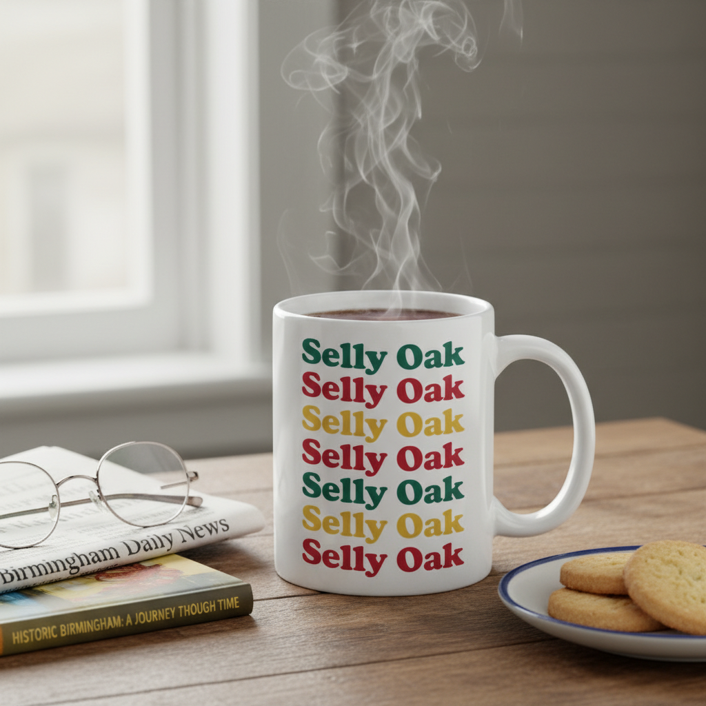 Selly Oak - Mug - Retro Typography Design