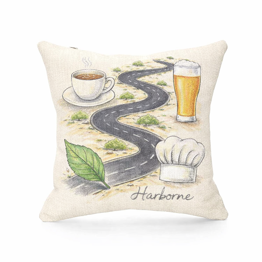Harborne - Cushion - Whimsical Illustrations Design