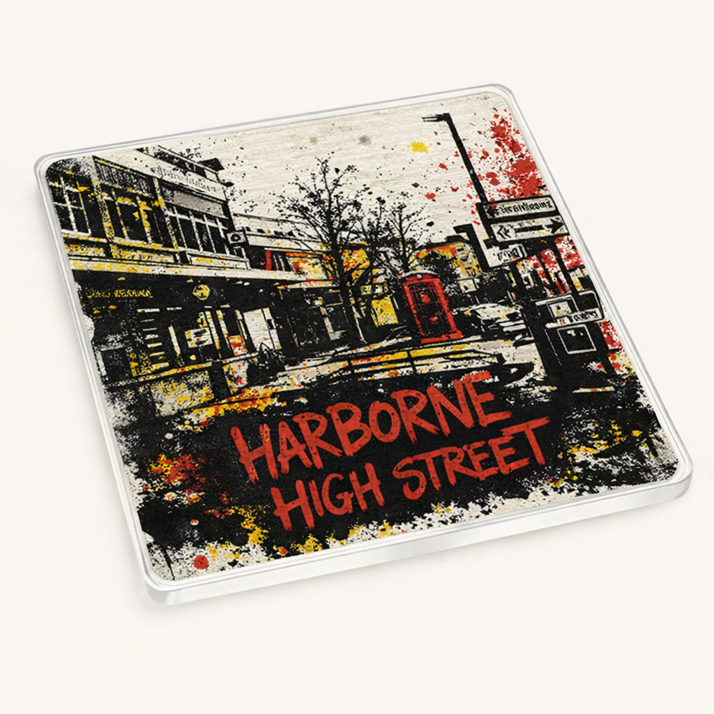 Harborne - Coaster - Urban Street Art - Harborne High Street