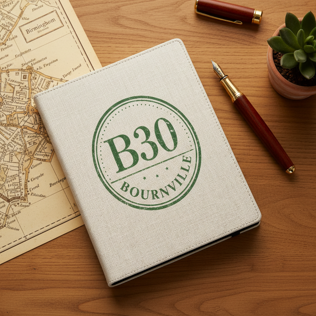 Bournville - Notepad - Vintage Stamp Design