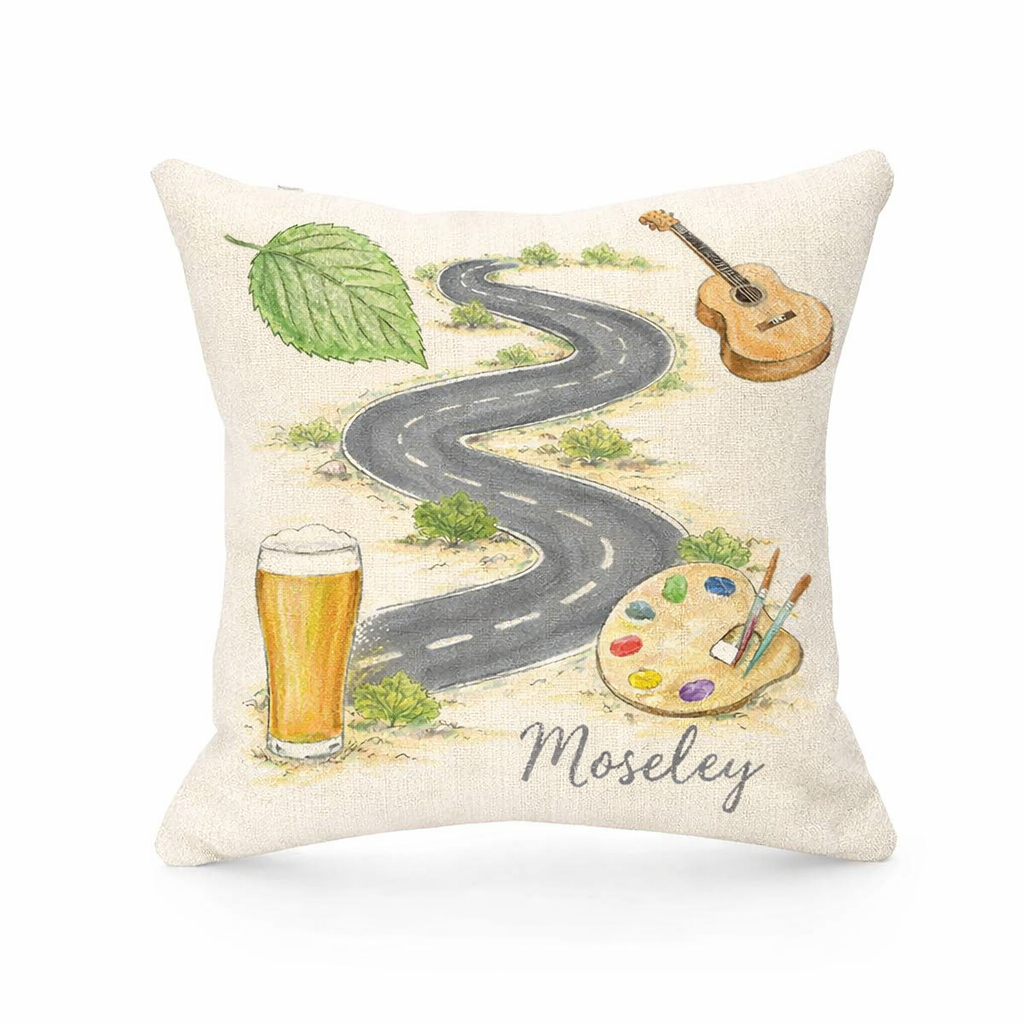 Moseley - Cushion - Whimsical Illustrations Design