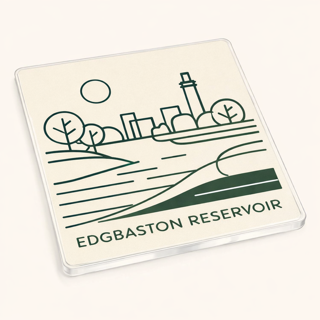 Edgbaston - Coaster - Geometric Lines - Edgbaston Reservoir