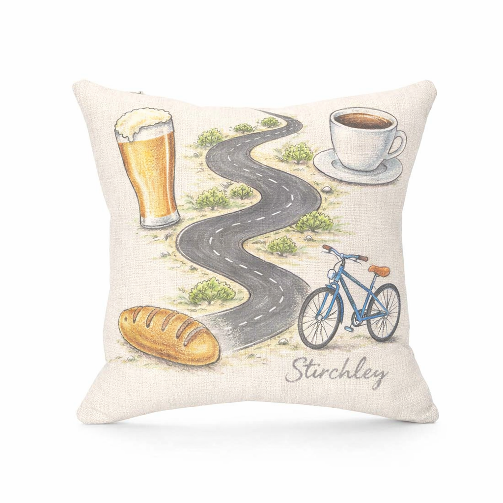 Stirchley - Cushion - Whimsical Illustrations Design
