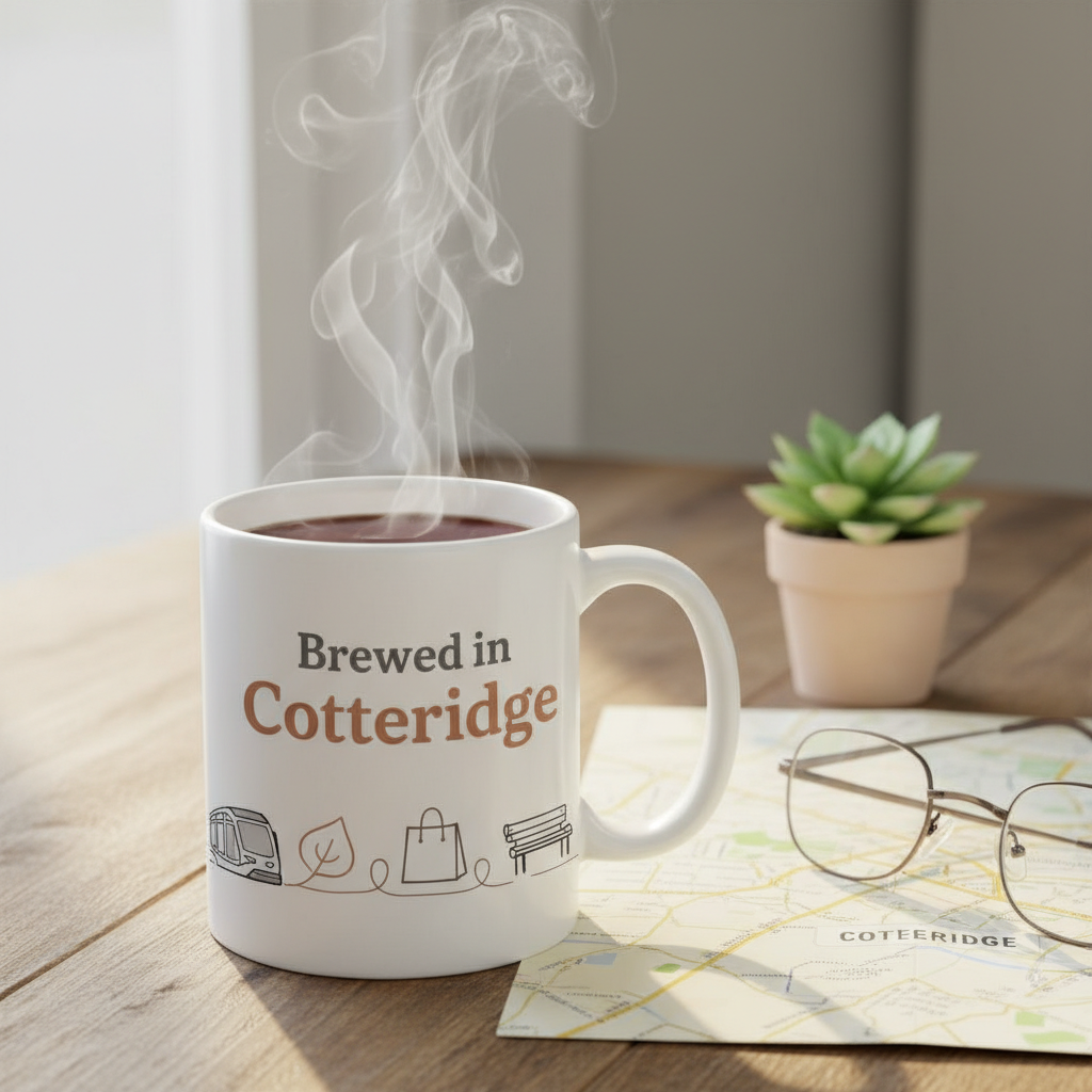 Cotteridge - Mug - Minimalist Illustration Design