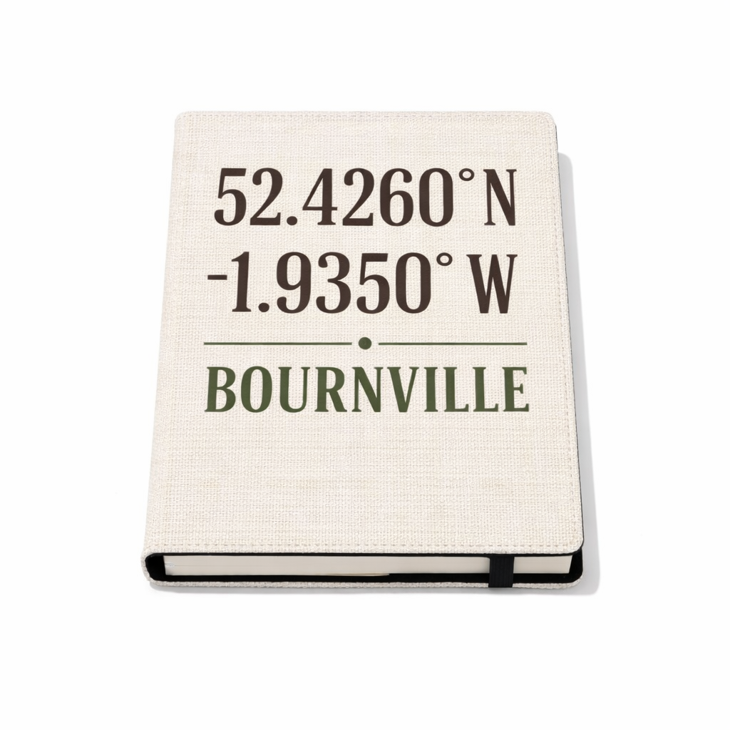 Bournville - Notepad - Minimalist Coordinates Design