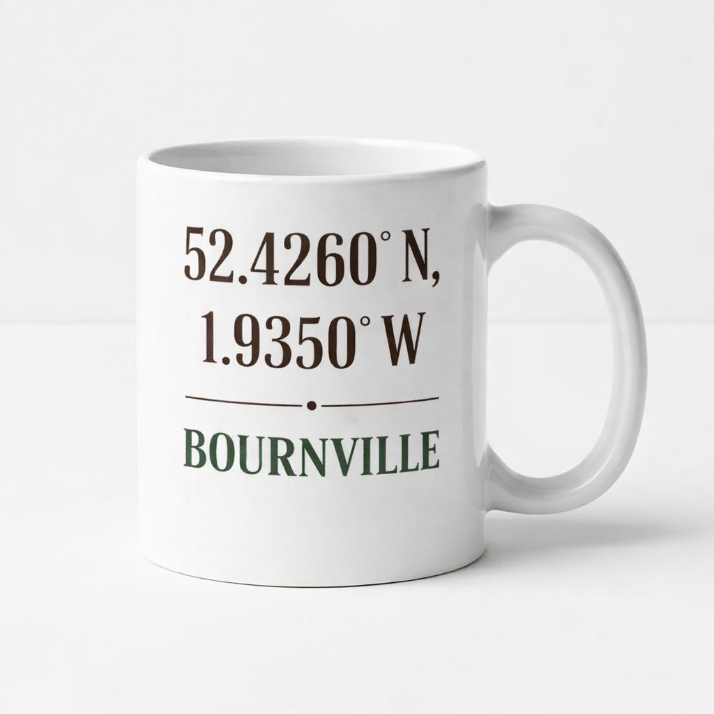 Bournville - Mug - Minimalist Coordinates Design