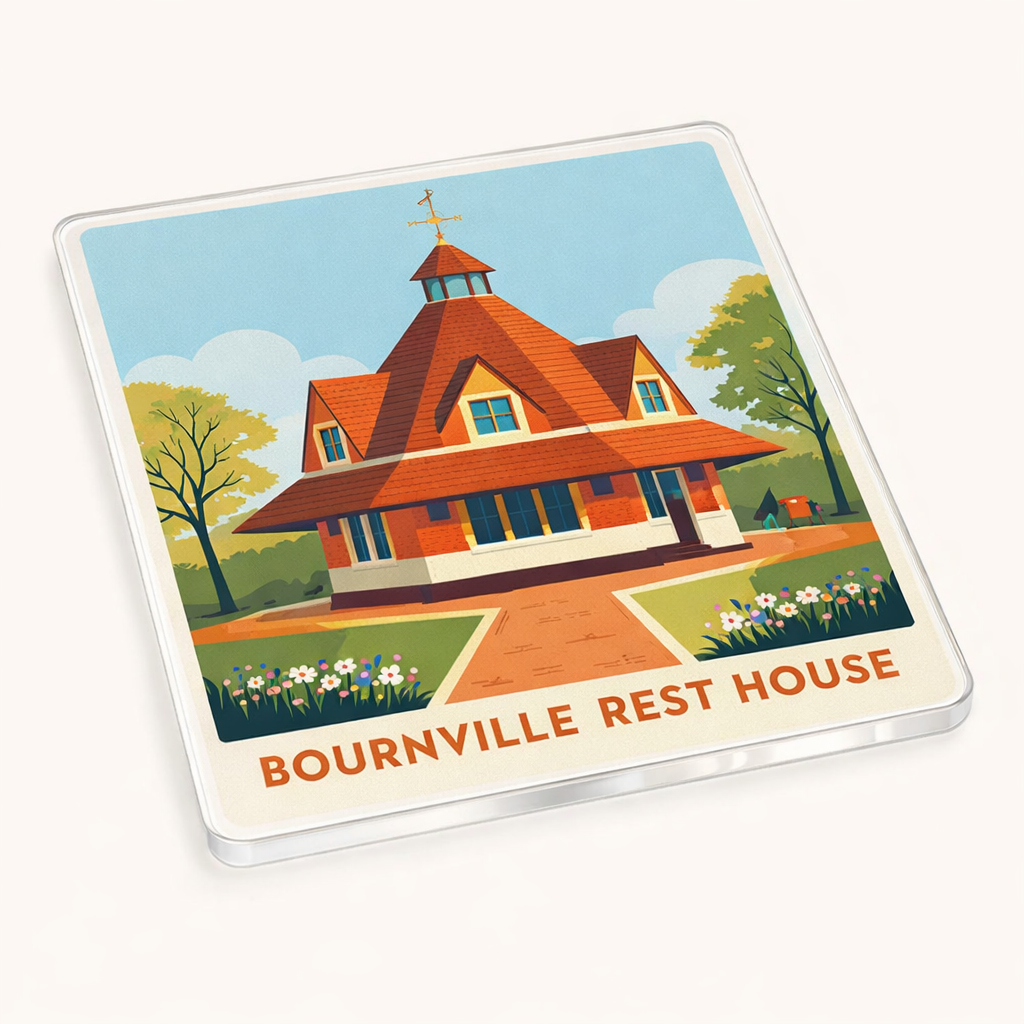Bournville - Coaster - Mid-Century Retro - Bournville Rest House