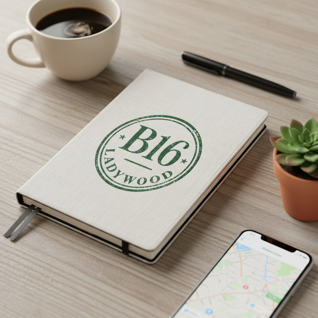 Ladywood - Notepad - Vintage Stamp Design