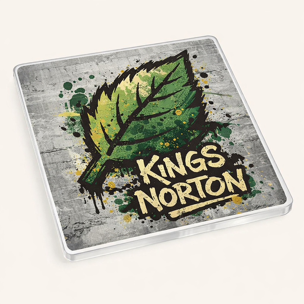 Kings Norton - Coaster - Urban Street Art - Leaf
