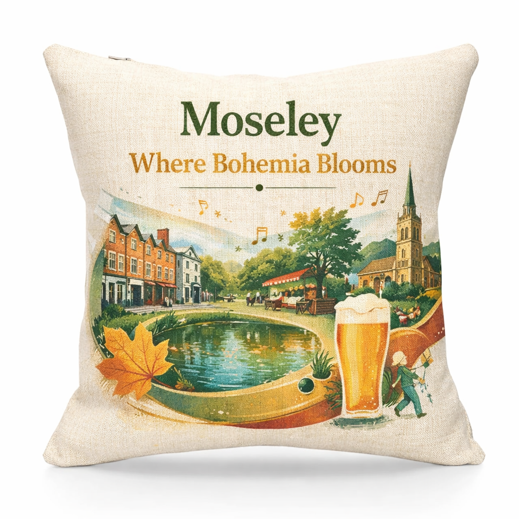 Moseley - Cushion - Vibrant Civic Blend Design