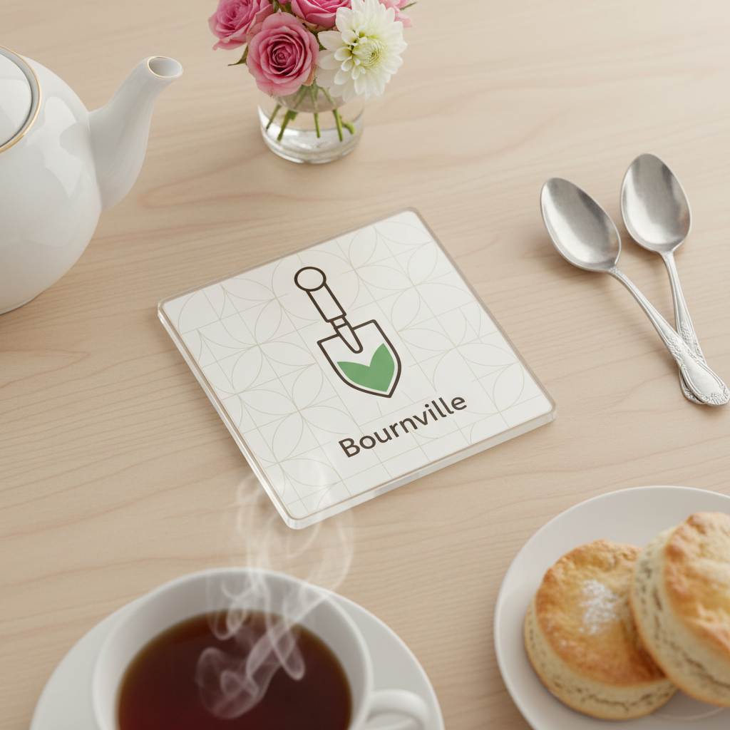 Bournville - Coaster - Geometric Lines - Garden Trowel