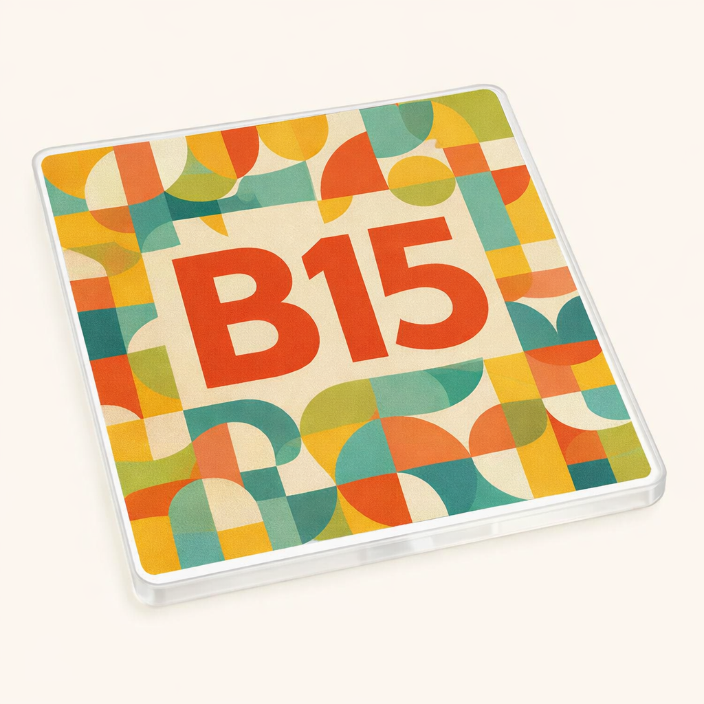 Edgbaston - Coaster - Mid-Century Retro - Postcode