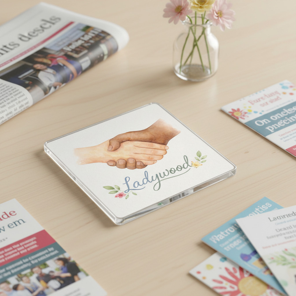 Ladywood - Coaster - Soft Watercolours - Community